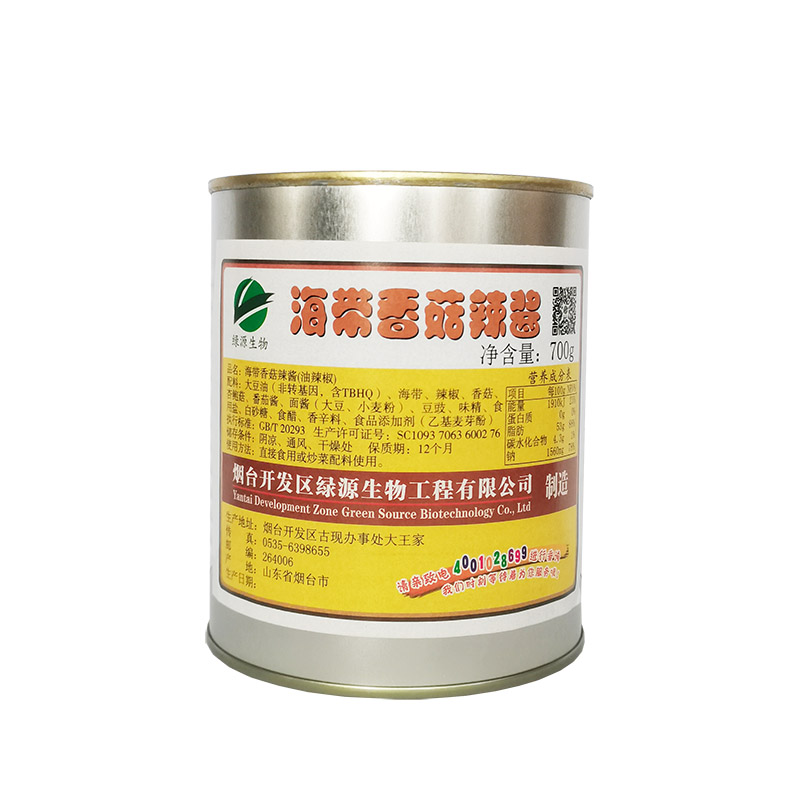 海带香菇辣酱 700g